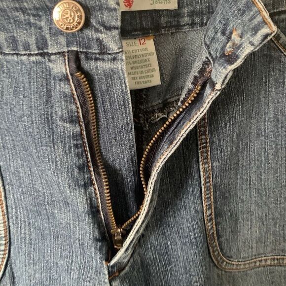 Pre Owned Women’s Adolfo Jeans Capri Sz 12 Casual Comfort Fashionable Style - Picture 8 of 13